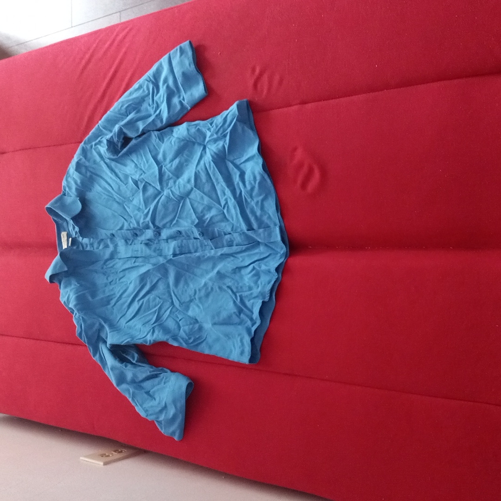 Coldwater Creek blue dress shirt